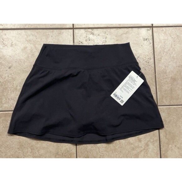 Lululemon Skirt Womens 12 Balck Align High Rise Built In Liner Athletic Lycra - Picture 1 of 5